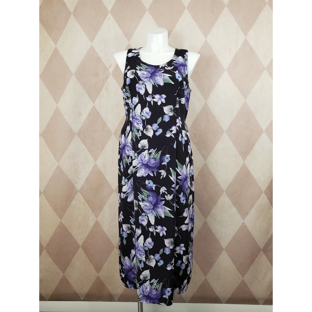 Expressions | Purple Floral Dress